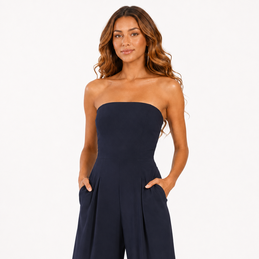 Ceria - Elegant Strapless Jumpsuit professional catalog image 4
