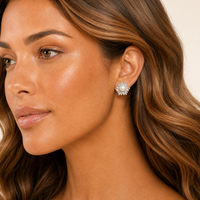 Boucles d’oreilles perle classiques blanches
