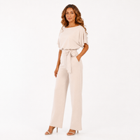Elijah™ | Belted Wide-Leg Jumpsuit professional catalog image 2