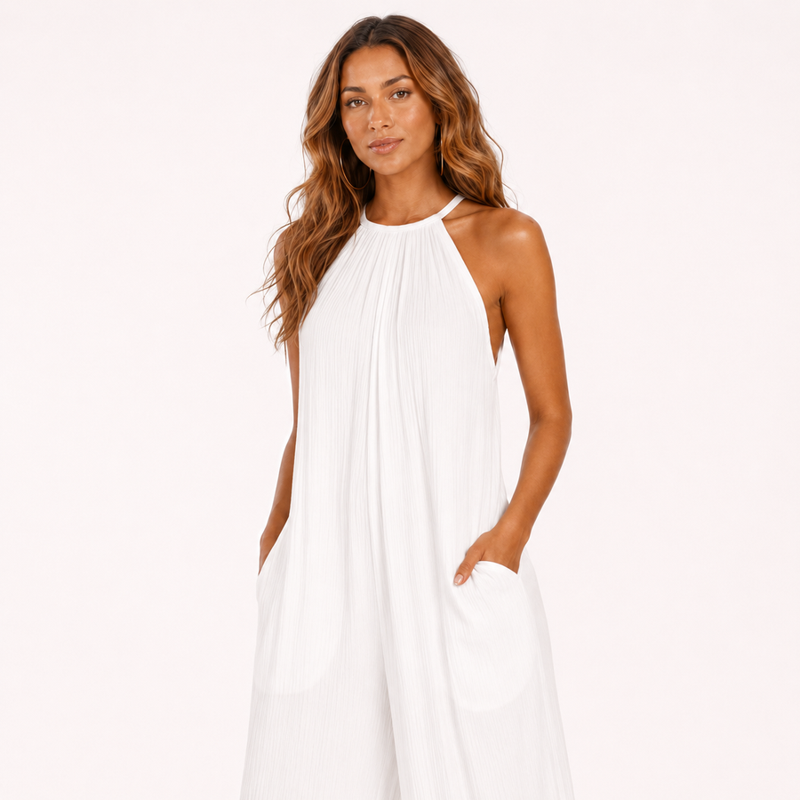 Franca Bianco™ Relaxed Wide Leg Jumpsuit professional catalog image 4