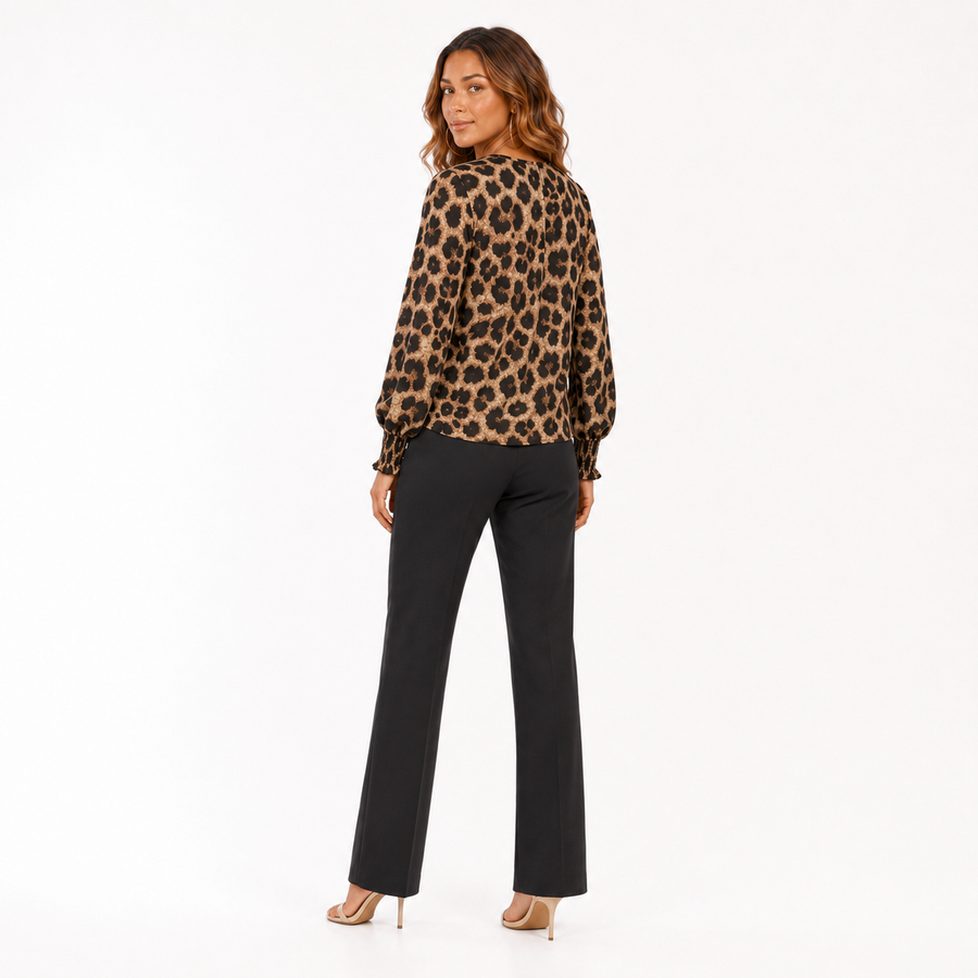 Stylish Blouse with Leopard Print professional catalog image 3