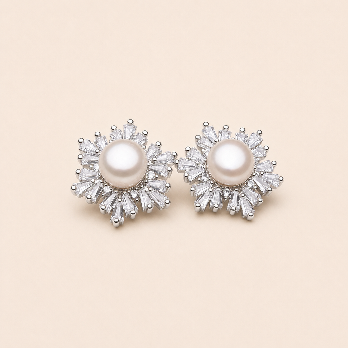 Boucles d’Oreilles Perle Classiques — vue produit complète